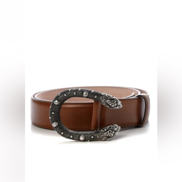 Gucci Dionysus Buckle Leather Belt - Picture 1 of 5